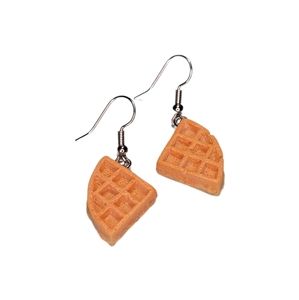 Belgium Waffle Earrings